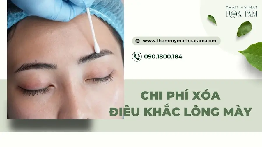 Chi phí dịch vụ xóa điêu khắc lông mày là bao nhiêu?