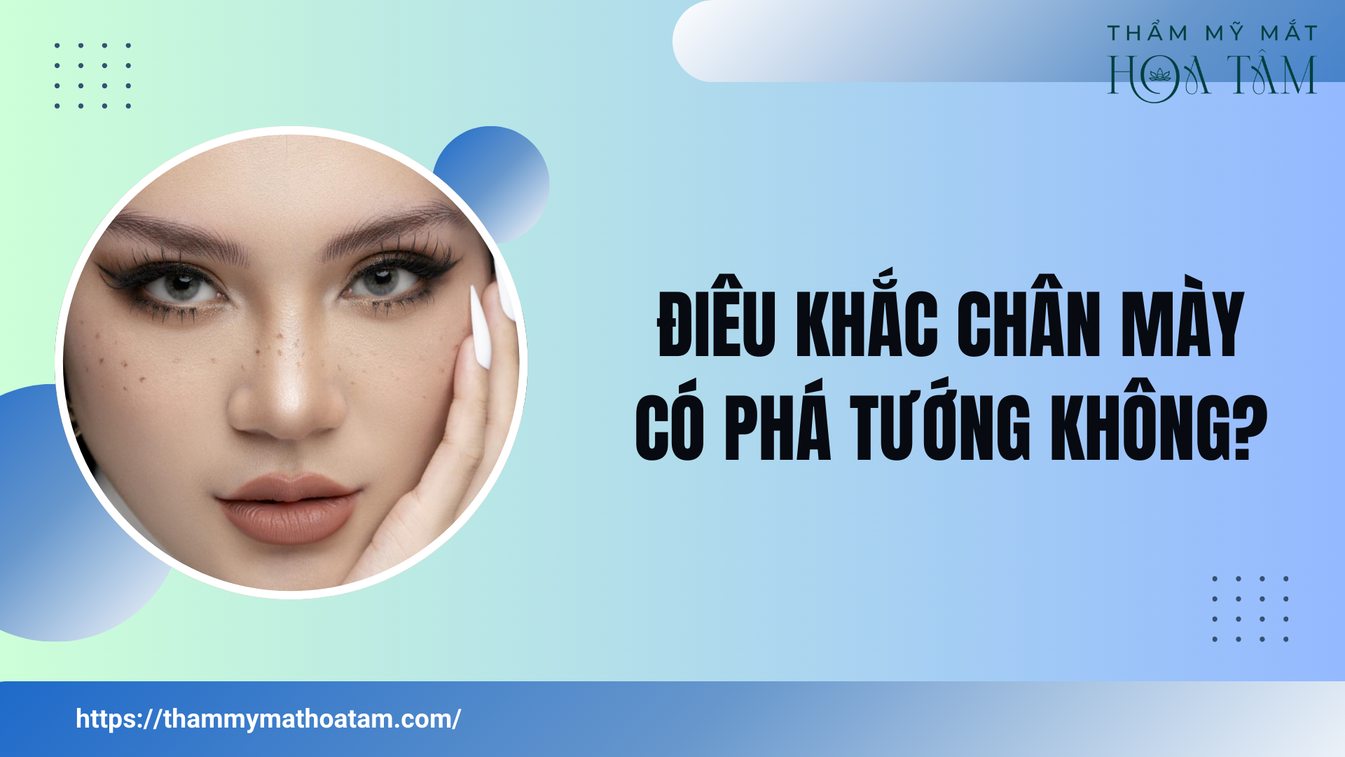 Điêu khắc chân mày có phá tướng không