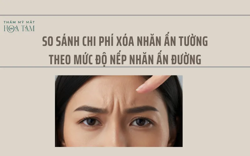 Mức độ nếp nhăn ấn đường là một trong những yếu tố ảnh hưởng đến lựa chọn phương pháp điều trị