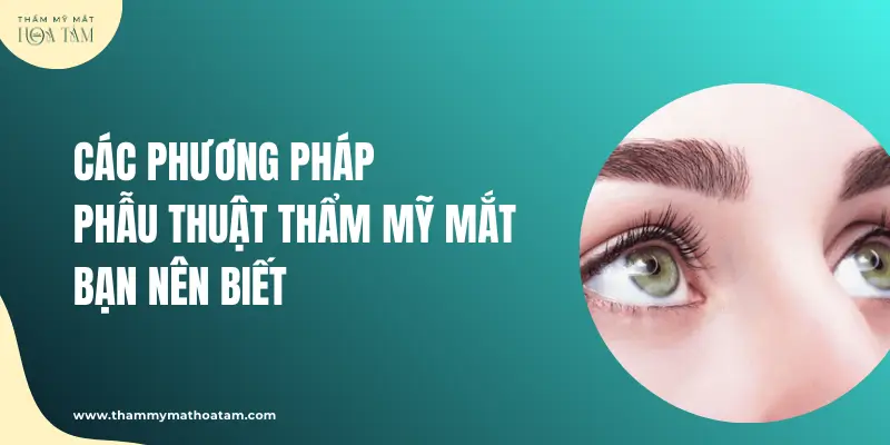 Các vùng quanh mắt cần được chăm sóc cẩn thận