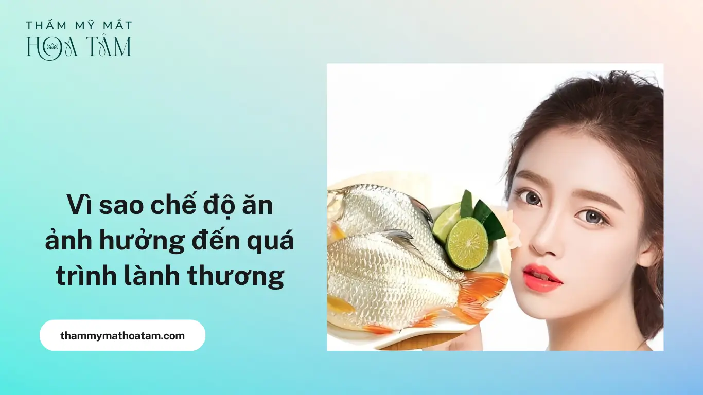 Vì sao chế độ ăn ảnh hưởng đến quá trình lành thương