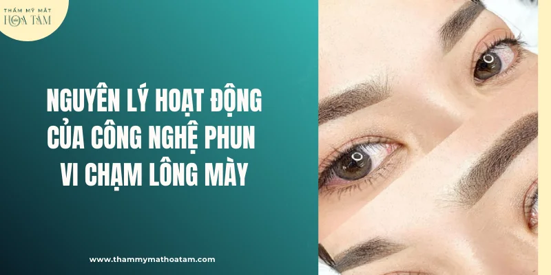 Nguyên lý hoạt động của công nghệ phun vi chạm lông mày Nguyên lý hoạt động của công nghệ phun vi chạm lông mày