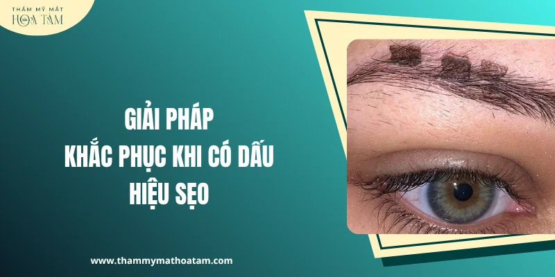 Giải pháp khắc phục khi có dấu hiệu sẹo 