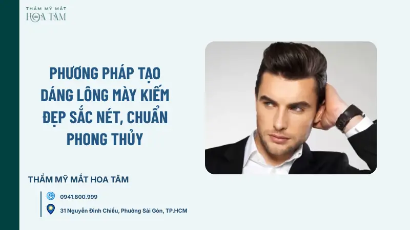 Phương pháp tạo dáng lông mày kiếm đẹp sắc nét, chuẩn phong thủy