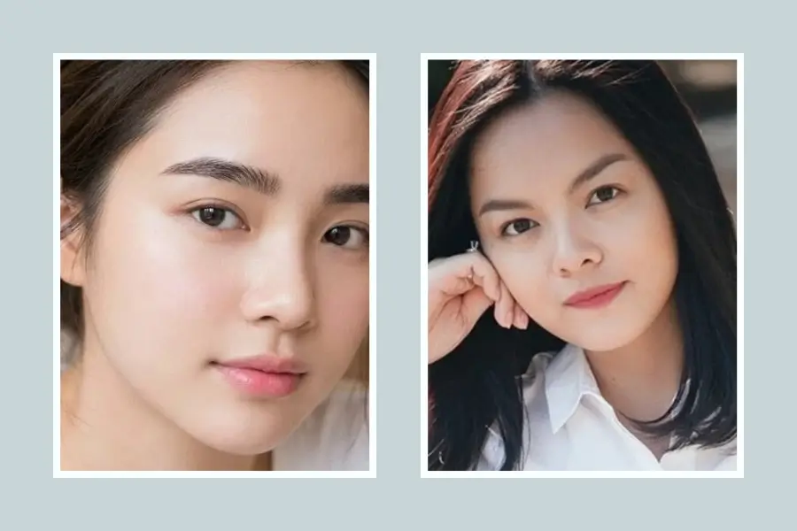 Dáng mày nên tránh với mặt kim cương