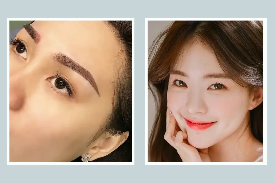Màu sắc lông mày cho mặt kim cương